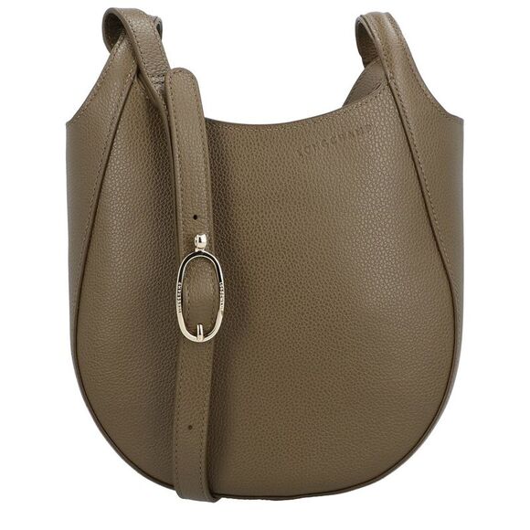 Longchamp Handbags - Longchamp Le Foulonné Leather Crossbody, Green